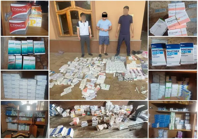 Toshkent viloyatidagi yashirin ombordan 1 mlrd so‘mlik dorilar topildi
