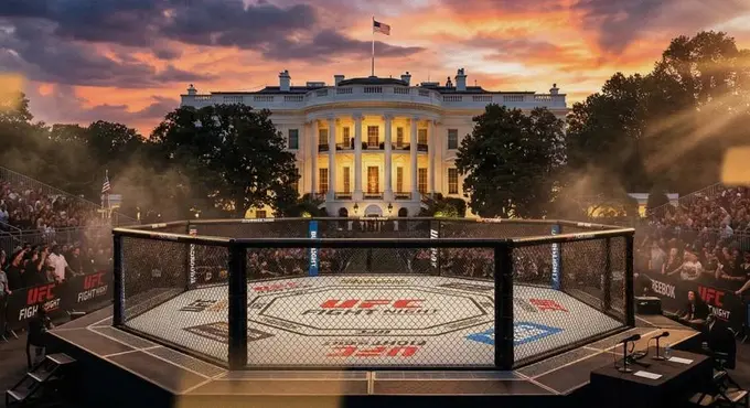 UFC Oq uydagi turnir uchun million dollarlik bonus joriy etdi