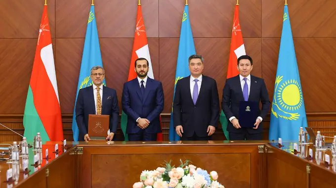 Kazakhstan, Oman sign investment cooperation agreement to strengthen trade and joint projects