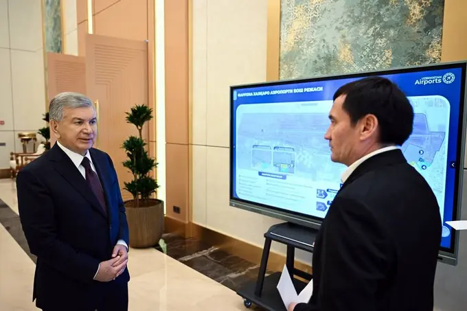 Prezident Farg‘ona xalqaro aeroportini rivojlantirish konsepsiyasi bilan tanishdi