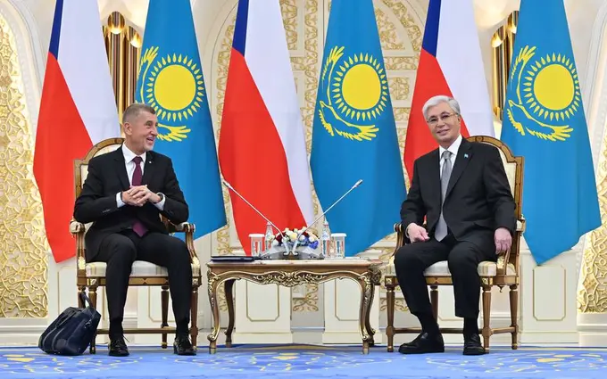 Kazakhstan, Czech Republic discuss energy, trade and investment as Tokayev meets Babis
