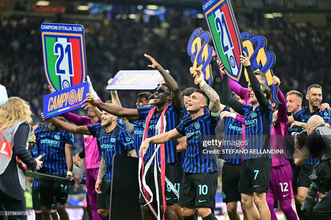 Rasman. “Inter” — Italiya A Seriyasi g‘olibi