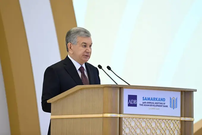 Mirziyoyev highlights Uzbekistan’s reform gains, $240bn economy target at ADB summit