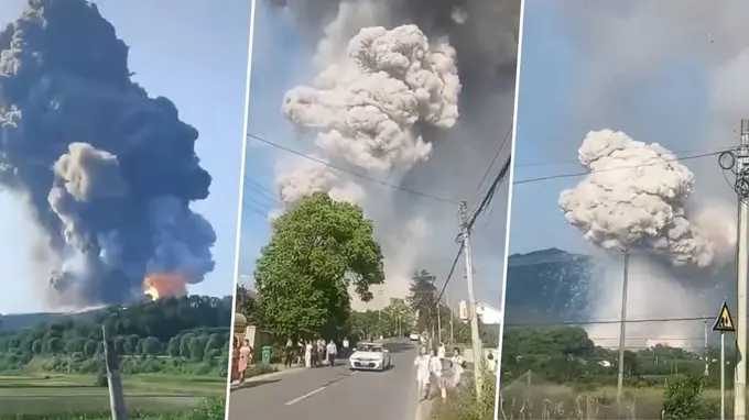 Xitoy zavodida kuchli portlash: 26 kishi halok bo‘ldi (video)
