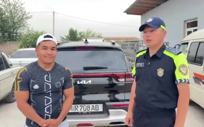 “Tayson” nomi bilan tanilgan sportchi haydovchilik guvohnomasisiz mashina boshqargani aniqlandi