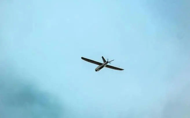 Polshaga dron qulab tushdi: Qurilmada kirill yozuvlari aniqlangan