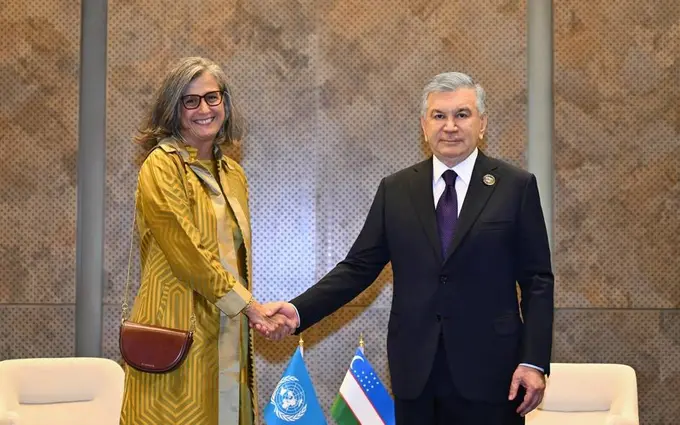Shavkat Mirziyoyev BMT bosh kotibi oʻrinbosari bilan uchrashuv o‘tkazdi