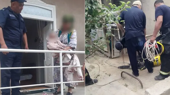 Сотрудники МЧС спасли годовалого малыша, упавшего в выгребную яму уличного туалета