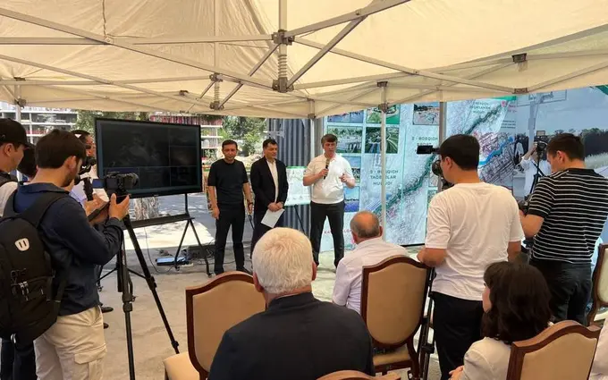 Toshkentda Bo‘zsuv kanali qirg‘og‘ining rekonstruksiya loyihasi taqdim etildi