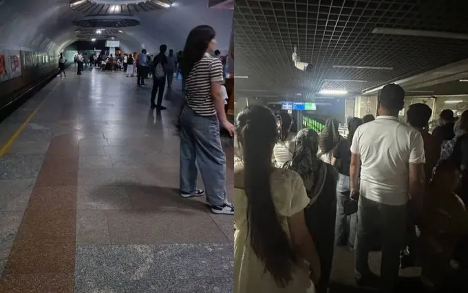 В метро Ташкента отключили свет: перебои с электричеством наблюдались в 5 районах