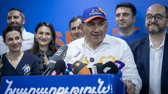 Armanistondagi parlament saylovida Pashinyan g‘alaba qozondi