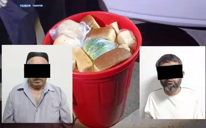 Тошкентда 34 килодан ортиқ наркотик олиб кетаётган икки киши қамоққа олинди