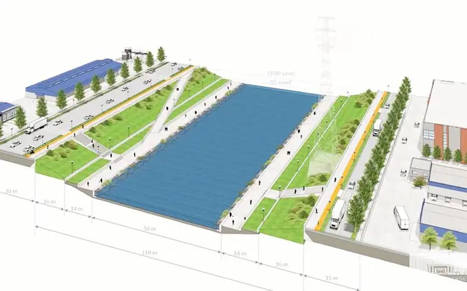 Tashkent unveils plans for 24-km riverside Business City project