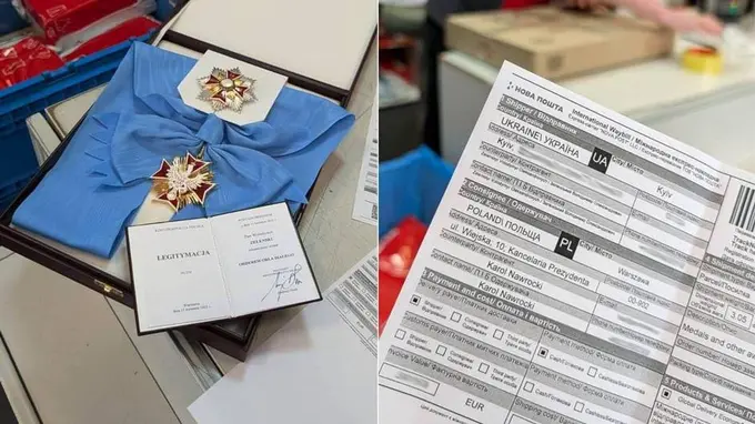 Zelenskiy Polshadan olgan ordenini qaytarib berdi