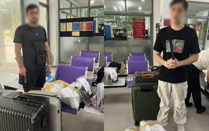 Tailanddagi aeroportda o‘zbekistonlik ikki erkak nasha bilan qo‘lga tushdi