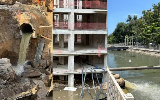 В Ташкенте канализационные воды сливали в канал Салар