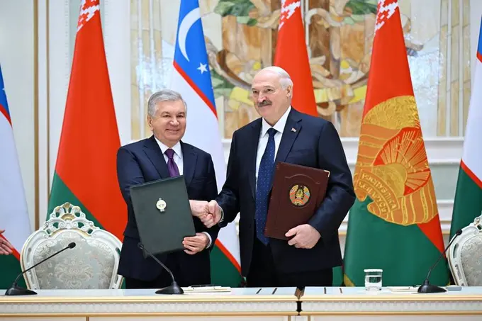 Президенты Узбекистана и Беларуси подписали Декларацию об установлении отношений стратегического партнерства