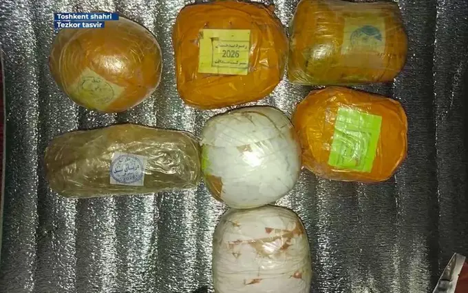 Toshkentda 20 kilodan ortiq opiy va gashish musodara qilindi