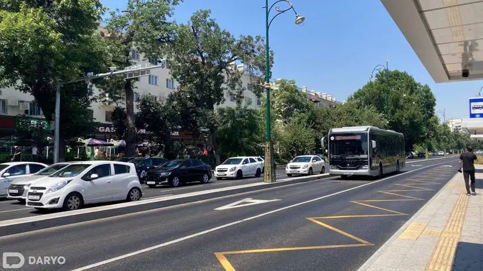 На улице Шахрисабз в Ташкенте начнется строительство полосы BRT