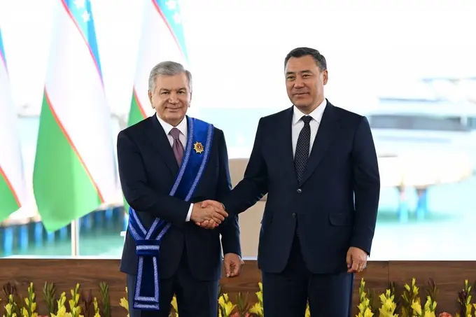 Шавкат Мирзиёев награжден орденом «Манас» I степени