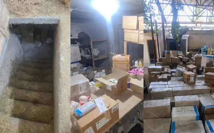 Namangandagi uyda 1,4 mlrd so‘mlik dorilar bo‘lgan yashirin omborxona topildi