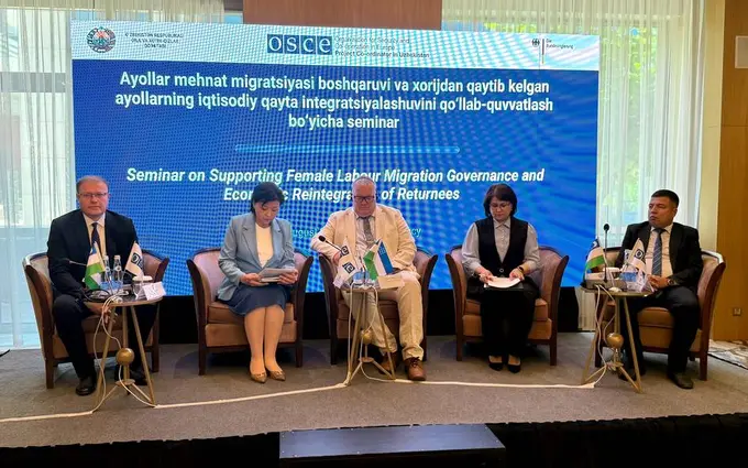 OSCE, Uzbekistan discuss measures to strengthen support for women labour migrants