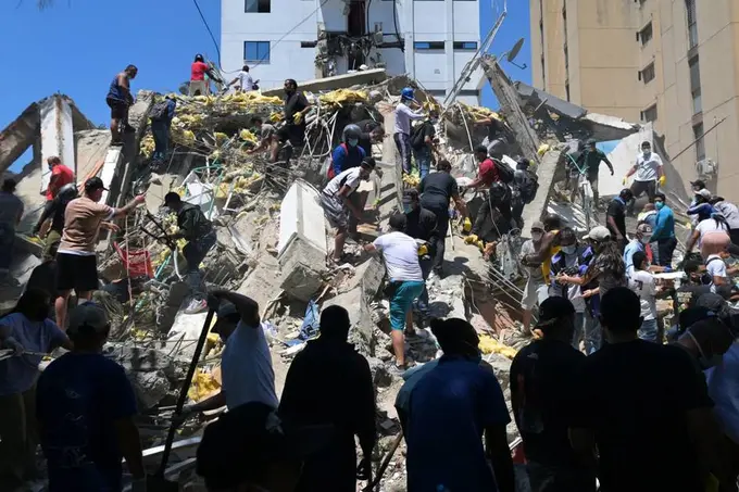 Kolumbiyada kuchli zilzilada 100 dan ortiq odam halok bo‘ldi (foto)
