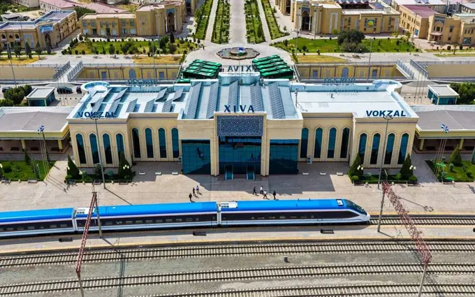 Uzbekistan launches first direct rail link between airport and Khiva