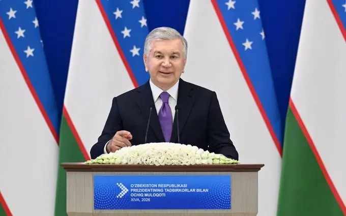 Хоразмда президентнинг тадбиркорлар билан очиқ мулоқоти бошланди
