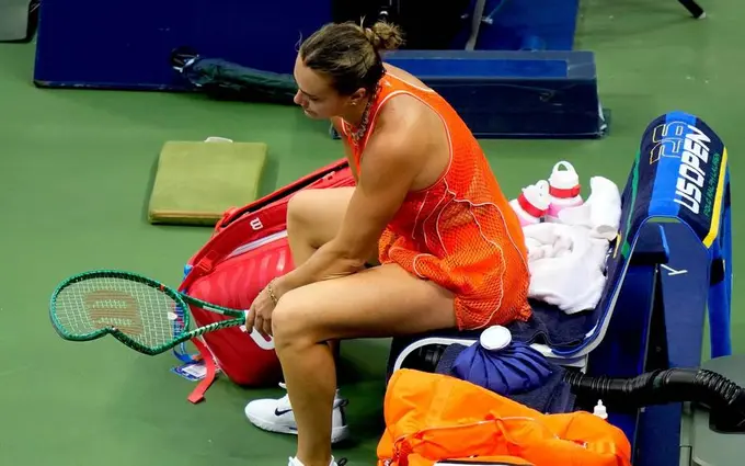 Sabalenka US Open finalidagi harakati uchun jarimaga tortildi