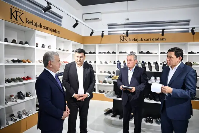 Andijonda 28 mln dollarlik charm-poyabzal sanoat zonasi tashkil etildi