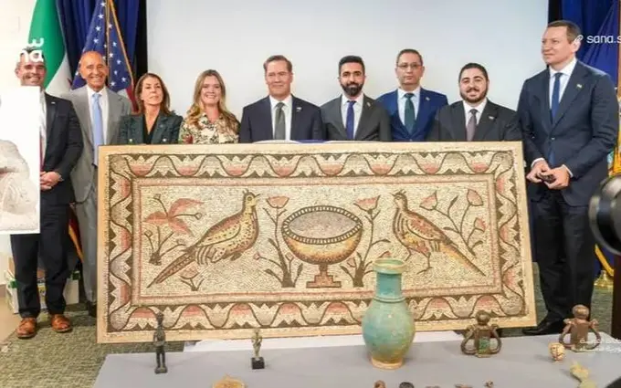 AQSH Suriyaga 5 mln dollarlik o‘g‘irlangan osori-atiqalarni qaytardi