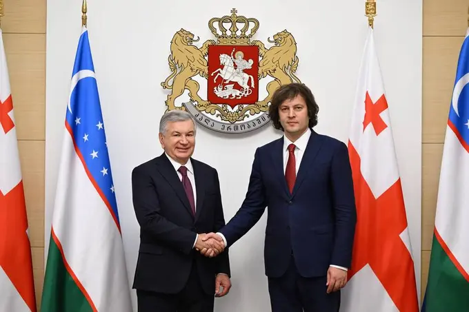 Shavkat Mirziyoyev Gruziya bosh vaziri Irakliy Kobaxidzeni tavallud kuni bilan tabrikladi