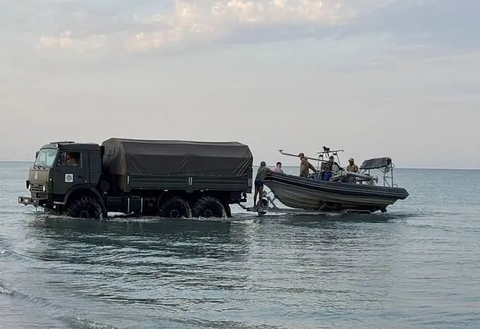 Qozog‘istonda harbiylar dengizga oqib ketishi ortidan 5 nafar mas’ul ushlandi