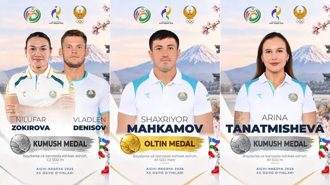 Aichi-Nagoya-2026: O‘zbekiston medallar reytingida Qozog‘istonni ortda qoldirdi